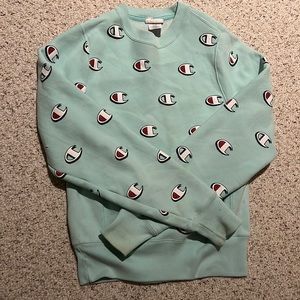 Teal Champion Crewneck